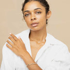 Collar Inicial de Carta de Amor | Oro