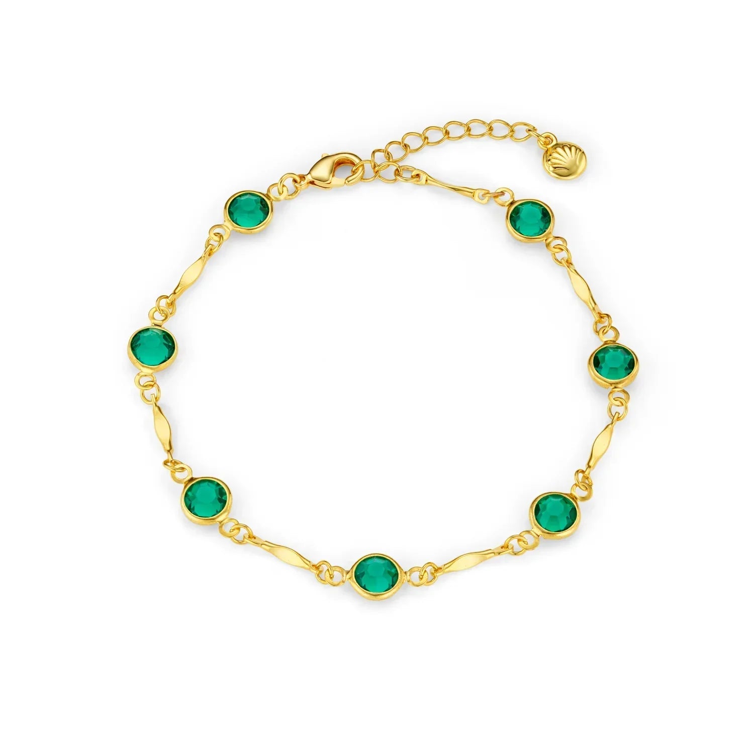 Pulsera de Cadena de Eslabones Emerald | Oro